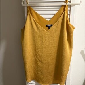 Express Women's Mustard Yellow Camisole